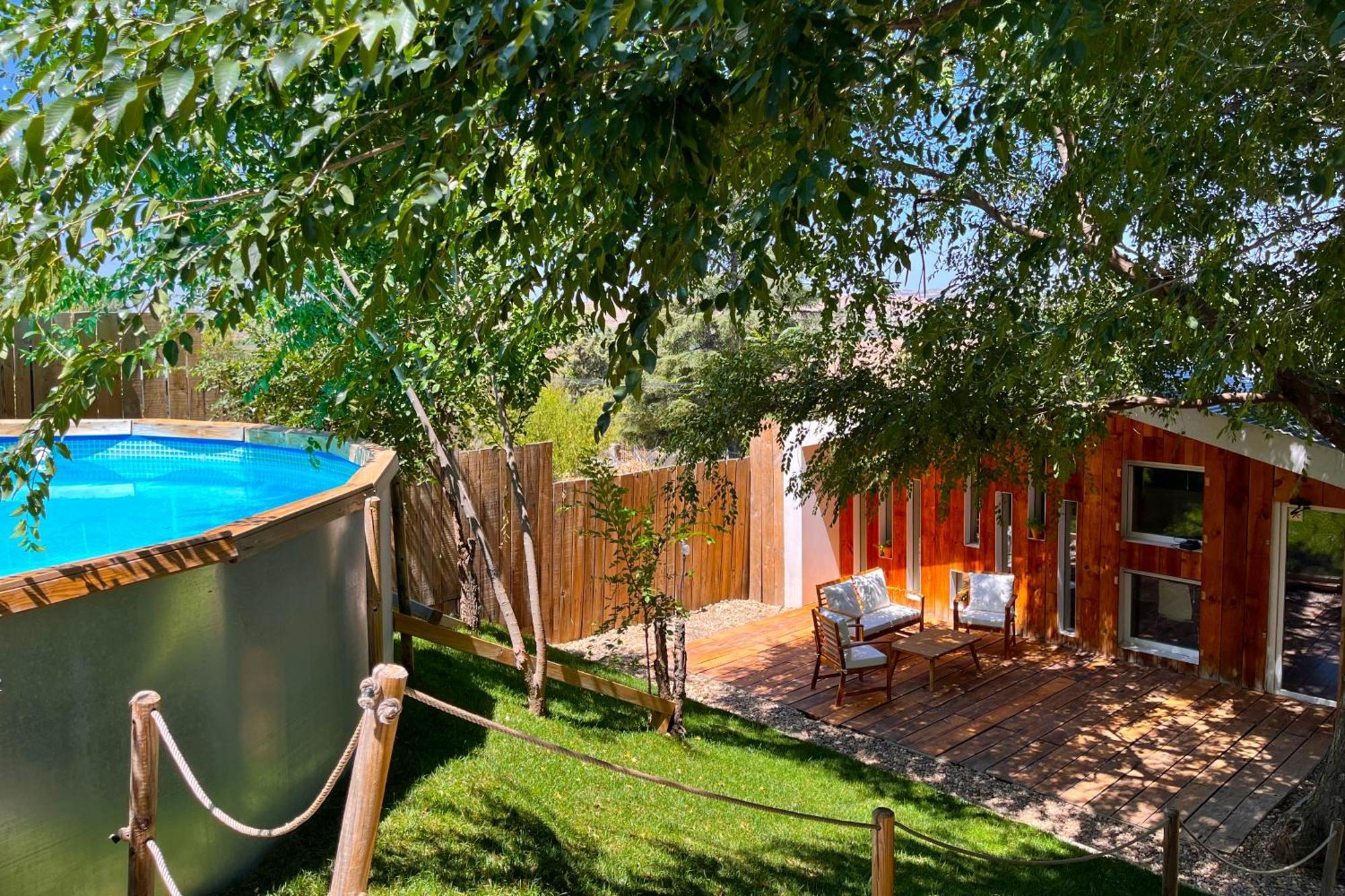 Fee4Me Cabin With Pool And Garden 산마틴데라베가 외부 사진