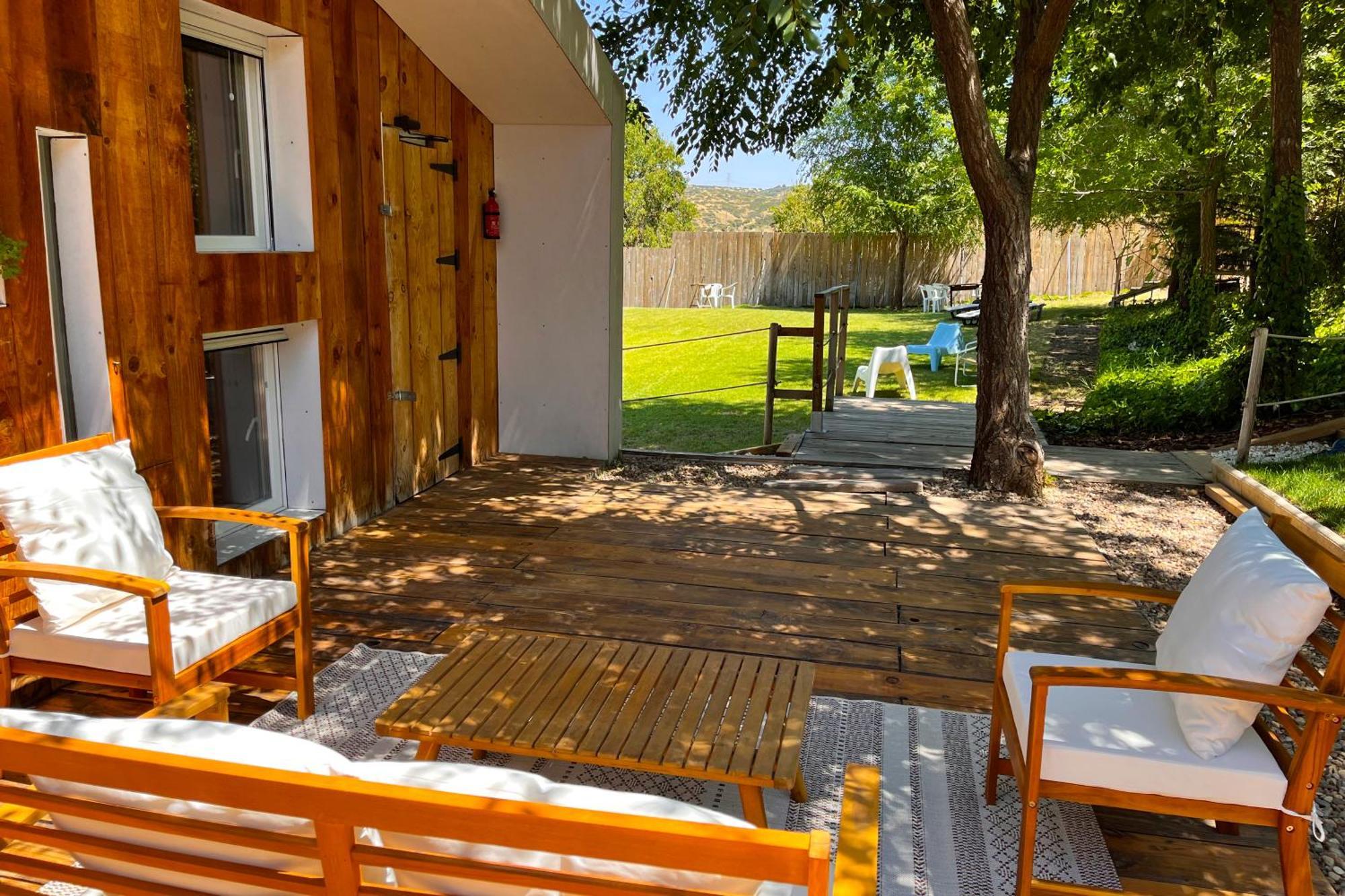 Fee4Me Cabin With Pool And Garden 산마틴데라베가 외부 사진